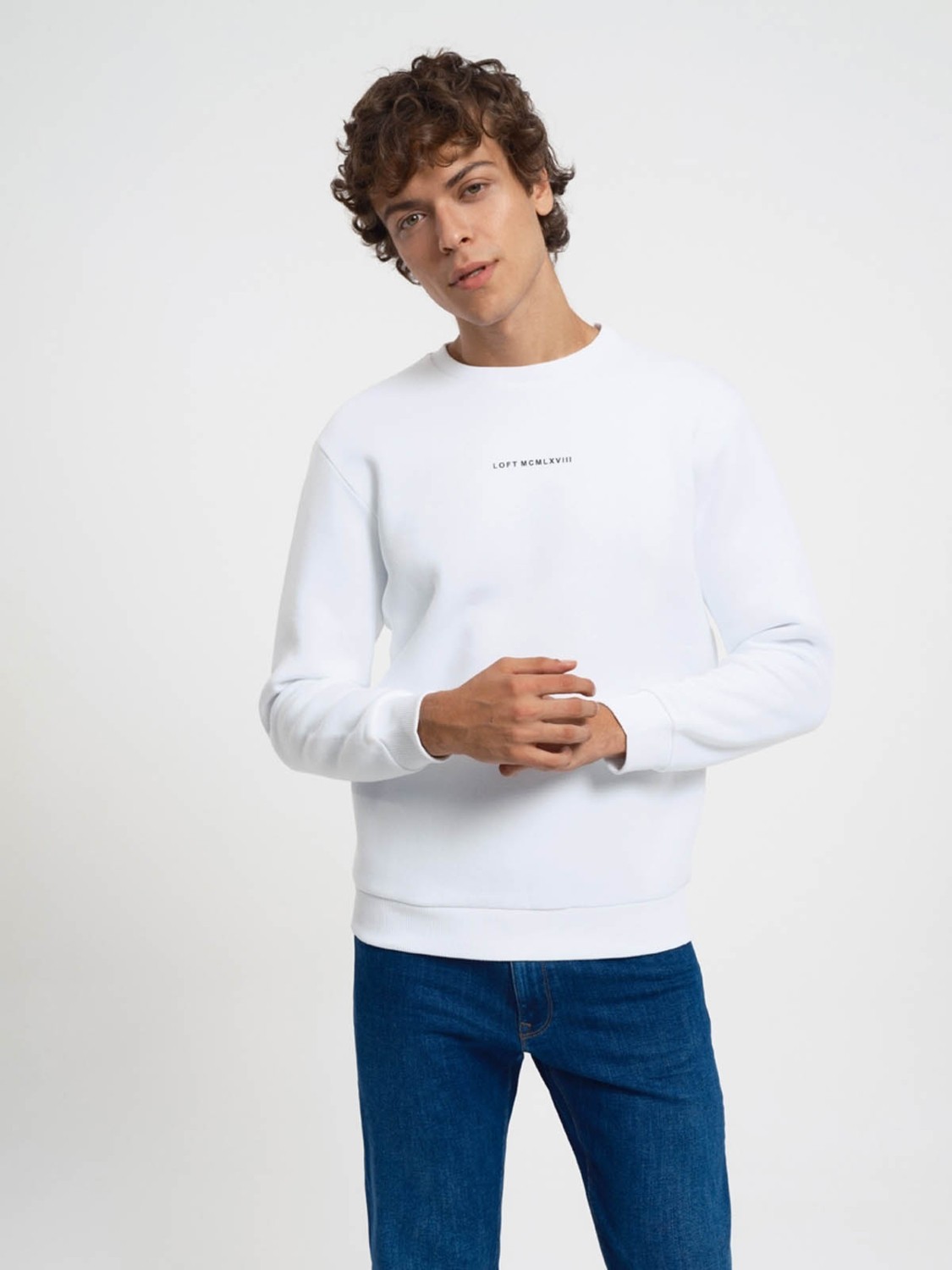 Loft Erkek Sweatshirt Siyah LF2034268 görsel 2