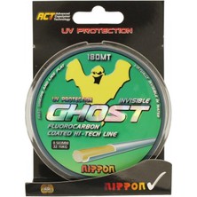 Nippon Ghost 300MT Fluorocarbon Misina %100 Orjinal Japon 0,24MM