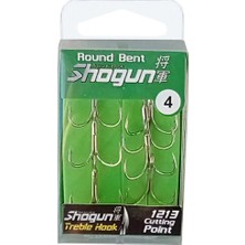 Shogun 1213 Round Bent High Carbon Nikel 3’lü Iğne No:4