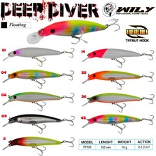 Wily Deep Diver 10.5 cm Maket Balık 16 gr (0-1.2m) Renk:06