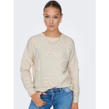 Only Kadın Harf Desenli Kazak - 15301734