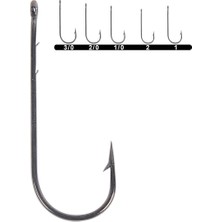 Youvella 1280 Bl.nıckel No: 1/0 Olta Iğnesi Yüksek Kaliteli 100’LÜ Kutu