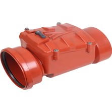 Maxiflow Pvc Çekvalf Atık Pis Su Rögar Klapesi Koku Önleyici 160 mm Kilitli ve Terazili