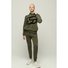 Owut Collection Kadın Kapüşonlu Kanguru Cep Oversize Eşofman Takımı