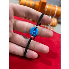 Firuze Gümüş Süryani Nazarlığı Bileklik