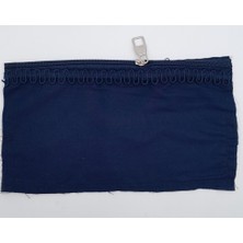 Angel Çanta Aksesuar 25X15 cm Dikilmiş Fermuarlı Astar Lacivert Renk