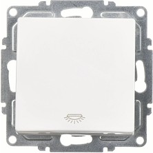 Günsan Elektrik Visage Beyaz Light Anahtar Mek. - 12 Adet