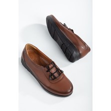 The Dortex Shoes The Dortex CD04 Kadın Içi Dışı  Ortopedik Esnek Lastik Bağcıklı Anne Ayakkabısı