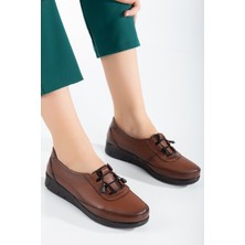 The Dortex Shoes The Dortex CD04 Kadın Içi Dışı  Ortopedik Esnek Lastik Bağcıklı Anne Ayakkabısı