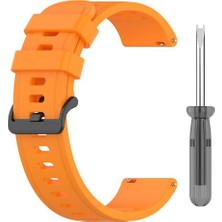 Basias Amazfit Neo Uyumlu Yumuşak  Silikon Tokalı  Kordon 20MM