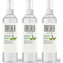 Masala Saf 3 Adet Paçuli Suyu 125 ml %100 Doğal Yağlı Hidrosol - Tonik Clove Floral Water Hydrosol Tonic