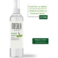 Masala Saf 2 Adet  Paçuli Suyu 125 ml %100 Doğal Yağlı Hidrosol - Tonik Clove Floral Water Hydrosol Tonic