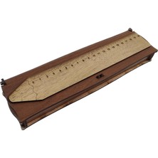 Minmax Ahşap Cetvelli Kapaklı Kalemlik