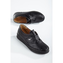 The Dortex Shoes The Dortex CD03 Dışı ve Içi  Cırtlı Rahat Kalıp Ortopedik Kadın Ayakkabısı