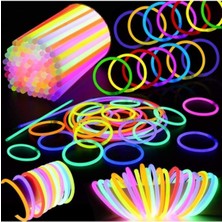 Home Dekor Hediye Parti Aydınlatma Fosforlu Çubuk Işıklı 50 Adet Glow Çubuk Işıklı Aydınlatma 24 Saat Boyunca Parlaklk