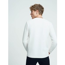 Loft Erkek Sweatshirt Beyaz LF2034194