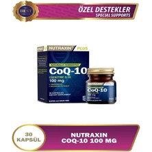 Nutraxin Koenzim Q10 30 Kapsül Koenzim Q-10 İçeren Takviye Edici Gıda