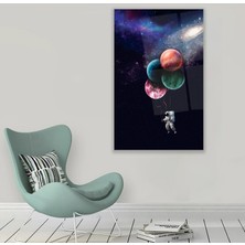 Emya Home Uzay Boşluğu Cam Tablo