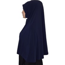 Erasra Class Tek Parca Pratik Büyük Hazır Esarp Hijap Lacivert Renk Namaz Örtüsü