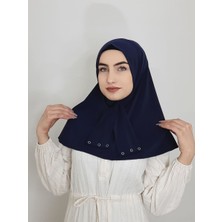 Erasra Class Cıtcıtlı Hazır Eşarp Şal Hijap Lacivert