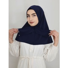 Erasra Class Cıtcıtlı Hazır Eşarp Şal Hijap Lacivert