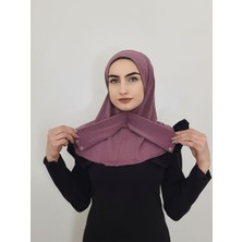 Erasra Class  Cıtcıtlı Hazır Eşarp Şal Hijap Leylak Renk