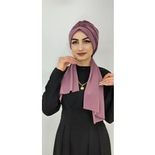 Erasra Class  Tasarım Büzgülü Hazır Bone Hijap Lavanta Rengi