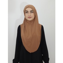 Erasra Class Namaz Örtüsü Khimar, Hazır Büyük Esarp, Malezya Modeli, Hijap ,hac Umre Icin  Sandy Kumas Camel