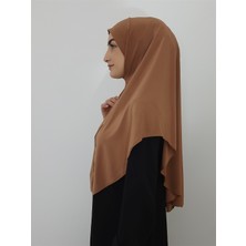 Erasra Class Namaz Örtüsü Khimar, Hazır Büyük Esarp, Malezya Modeli, Hijap ,hac Umre Icin  Sandy Kumas Camel