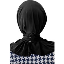 Erasra Class Cıtcıtlı Hazır Eşarp Şal Hijap Siyahh Renk