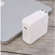 TECHTONİC Şarj Aleti Silikon Kılıfı Macbook Air Magsafe 1-2 45W ile Uyumlu A1374 A1436