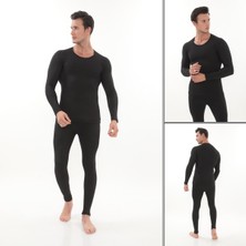 Sauna Suit Uzun Kollu Termal Içlik Takım Bay Bayan Unisex Atlet Tayt Şardonlu Pamuklu Kışlık Tayt