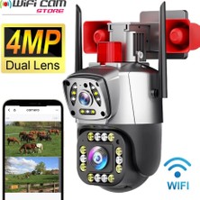 Wificam Plus Çift Kameralı 4mp Fhd Ptz Kamera Türkçe Program IPC360 Home