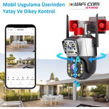 Wificam Plus Çift Kameralı 4mp Fhd Ptz Kamera Türkçe Program IPC360 Home