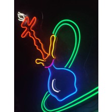 Dekoraven Nargile Neon LED Tabela Dekoratif AYDINLATMA(50X35CM)