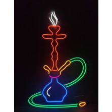 Dekoraven Nargile Neon LED Tabela Dekoratif AYDINLATMA(50X35CM)