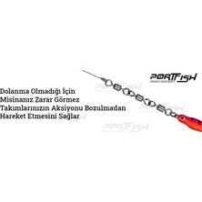 Portfish  BL-1019 Zincir Fırdöndü (3 Lü) No:12