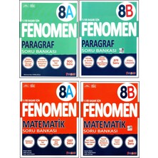 Fenomen Yayıncılık Fenomen 8. Sınıf LGS Matematik ve Paragraf (A) + (B) Soru Bankası