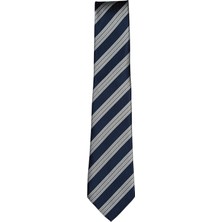 1001 Kravat Çizgili Klasik Kravat