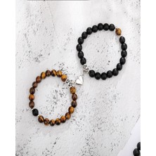 Nelleovana Doğaltaş Mıknatıslı Sevgili Bilekliği