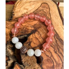 Nelleovana Pembe Kuvars ve Aytaşı Bilekliğimiz