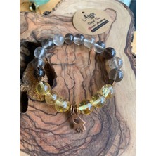 Nelleovana Dumanlı Kuvars ve Sitrin Bilekliğimiz