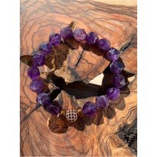 Nelleovana Kesim Ametist Bileklik