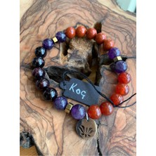 Nelleovana Burç Bilekliği( Geleneksel Doğum Taşları Koç Burcu Bilekliği)