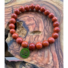 Nelleovana Kırmızı Jasper Bileklik