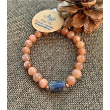 Nelleovana Güneş Taşı ve Labradorit Bileklik