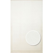Eko Halı Napolı Nap 02 Cream Sade Desenli Yumuşak Dokulu Yüksek Kaliteli Sık Dokuma Modern Makine Dokuması Halı
