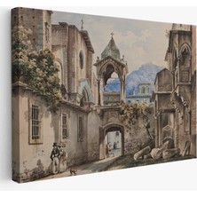 Acoula   Eski Hollanda Şehir Manzarası Duvar TABLOSU-1222