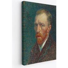 Harita Sepeti Vincent Van Gogh'un Portresi 1887 Kanvas TABLO-5114