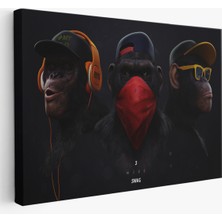 Harita Sepeti Üç Maymun TABLOSU-5167